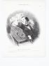 DAUMIER : Lithographie originale en noir et blanc - Les beaux jours de la vie - 