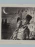 DAUMIER : Lithographie originale en noir et blanc - Les Cinq Sens - 