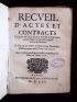 DAVANNE : Recueil d'actes et contrats faicts par Me. Nicolas Davanne - First edition - Edition-Originale.com