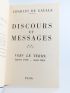 DE GAULLE : Discours et Messages - Signed book, First edition - Edition-Originale.com