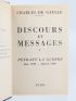DE GAULLE : Discours et Messages - Autographe, Edition Originale - Edition-Originale.com