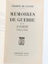 DE GAULLE : Mémoires de guerre - Libro autografato - Edition-Originale.com