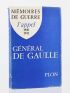 DE GAULLE : Mémoires de guerre - Libro autografato - Edition-Originale.com