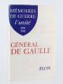 DE GAULLE : Mémoires de guerre - Libro autografato - Edition-Originale.com