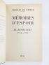 DE GAULLE : Mémoires d'espoir - Libro autografato, Prima edizione - Edition-Originale.com