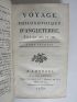 DE LA COSTE : Voyage philosophique d'Angleterre, fait en 1783 et 1784 - Prima edizione - Edition-Originale.com