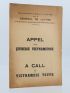 DE LATTRE DE TASSIGNY : Appel à la jeunesse vietnamienne - A call to vietnamise youth - First edition - Edition-Originale.com