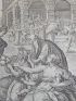 Esurivi enim et dedistis mihi manducare. (Matt. 25.35.). Gravure originale du XVIIe siècle - Erste Ausgabe - Edition-Originale.com
