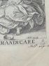 Esurivi enim et dedistis mihi manducare. (Matt. 25.35.). Gravure originale du XVIIe siècle - Edition Originale - Edition-Originale.com