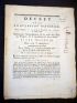 Décret de la Convention Nationale des 31 octobre, 1er, 3, 10 & 25 novembre 1792, 3 juin & 25 juillet 1793, concernant l'administration & la vente des biens des émigrés, & la liquidation de leurs dettes - Edition Originale - Edition-Originale.com