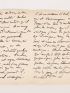 DEGAS : Lettre autographe inédite signée - Signiert, Erste Ausgabe - Edition-Originale.com