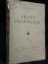 DELACRE : Chant provincial - Signed book, First edition - Edition-Originale.com
