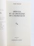 DELEUZE : Spinoza et le Problème de l'Expression - Signed book, First edition - Edition-Originale.com