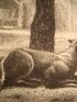 La Fontaine, fables, Le renard et les poulets d'Inde. Gravure originale à l'Eau Forte sur papier Vergé - Erste Ausgabe - Edition-Originale.com