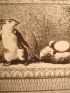 La Fontaine, fables, Les deux rats, le renard et l'oeuf. Gravure originale à l'Eau Forte sur papier Vergé - Prima edizione - Edition-Originale.com