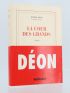 DEON : La cour des grands  - Signiert, Erste Ausgabe - Edition-Originale.com