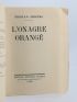 DEREME : L'onagre orange - Edition Originale - Edition-Originale.com