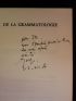 DERRIDA : De la grammatologie - Libro autografato - Edition-Originale.com