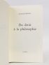 DERRIDA : Du droit à la philosophie - Signiert, Erste Ausgabe - Edition-Originale.com