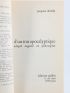 DERRIDA : D'un ton apocalyptique adopté naguère en philosophie - Signed book, First edition - Edition-Originale.com