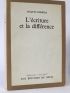 DERRIDA : L'écriture et la différence  - Autographe, Edition Originale - Edition-Originale.com