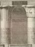 DESCRIPTION DE L'EGYPTE.  Edfou (Apollinopolis magna). Élévation du portique du grand temple. (ANTIQUITES, volume I, planche 53) - Prima edizione - Edition-Originale.com