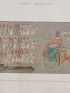 DESCRIPTION DE L'EGYPTE.  Thèbes. Medynet-Abou. Bas-relief colorié, sculpté dans la galerie sud du péristyle du palais. (ANTIQUITES, volume II, planche 12) - First edition - Edition-Originale.com