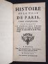 DESFONTAINES : Histoire de la ville de Paris - Prima edizione - Edition-Originale.com