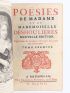 DESHOULIERES : Poësies de madame et mademoiselle Deshoulieres - Edition-Originale.com