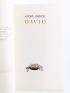DHOTEL : David - Prima edizione - Edition-Originale.com