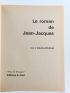 DHOTEL : Le Roman de Jean-Jacques - Signed book, First edition - Edition-Originale.com