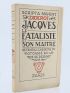 DIDEROT : Jacques le Fataliste et son Maître - Edition-Originale.com
