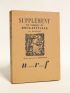 DIDEROT : Supplément au voyage de Bougainville  - Edition-Originale.com