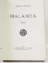 DODERET : Malamoa - Autographe, Edition Originale - Edition-Originale.com