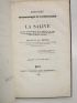 DONNE : Histoire physiologique et pathologique de la salive considérée particulièrement sous le rapport de ses usages, du rôle que joue ce fluide dans les fonctions digestives et dans les affections gastriques - First edition - Edition-Originale.com