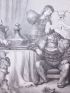 Charles Perrault, Contes, Le Chat botté chez l'Ogre. Gravure originale sur bois de fil, tirée sur Vélin fort - First edition - Edition-Originale.com