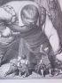 Charles Perrault, Contes, Le Petit Poucet, L'Ogre découvrant les enfants. Gravure originale sur bois de fil, tirée sur Vélin fort - Edition Originale - Edition-Originale.com