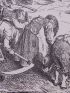 Charles Perrault, Contes, Les Paysans se prosternant devant le Chat botté. Gravure originale sur bois de fil, tirée sur Vélin fort - Edition Originale - Edition-Originale.com