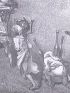 Charles Perrault, Contes, Riquet à la Houppe dirigeant le dîner de noce. Gravure originale sur bois debout, tirée sur Vélin fort - Edition Originale - Edition-Originale.com