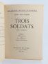 DOS PASSOS : Trois Soldats - Edition Originale - Edition-Originale.com