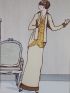 DOUCET : La Souris. Costume tailleurs de Doucet (pl.10, La Gazette du Bon ton, 1913 n°11) - Prima edizione - Edition-Originale.com
