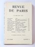 DRIEU LA ROCHELLE : Gilles. Préoriginale complète In Revue de Paris du N°13 au N°17 de la 46ème année - First edition - Edition-Originale.com