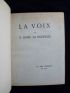 DRIEU LA ROCHELLE : La voix - First edition - Edition-Originale.com