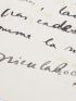 DRIEU LA ROCHELLE : Lettre autographe signée à la poétesse Renée de Brimont à propos de son recueil Fond de cantine - Signed book, First edition - Edition-Originale.com