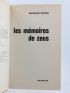 DRUON : Les mémoires de Zeus - Autographe, Edition Originale - Edition-Originale.com