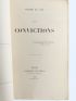 DU CAMP : Les convictions - Signed book, First edition - Edition-Originale.com
