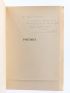 DUBECH : Poèmes - Signed book, First edition - Edition-Originale.com