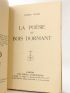 DUBOIS : La poésie au bois dormant - Signiert, Erste Ausgabe - Edition-Originale.com