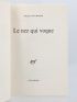DUCHARME : Le nez qui voque - First edition - Edition-Originale.com