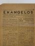 DUNCAN : Exangelos : pamphlet bimensuel imprimé par Raymond Duncan, Series B N°8 - Prima edizione - Edition-Originale.com